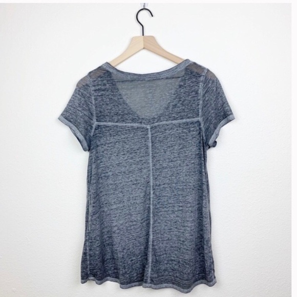 STATE OF MINE Grey Graphic Burnout “BRUNCH” Tee - Picture 6 of 9